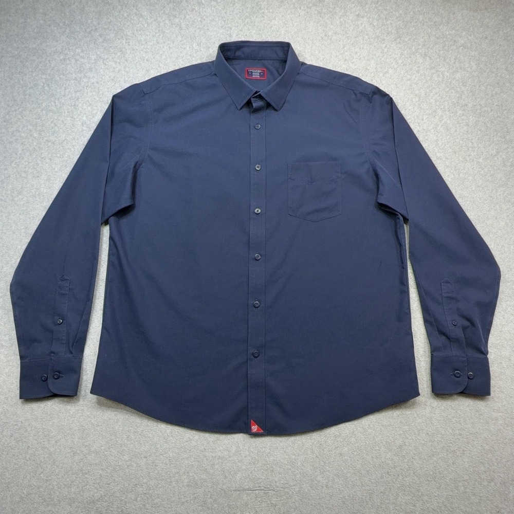 Washington Nationals Shirt Mens XL Blue MLB Baseball UNTUCKit Button Down WF